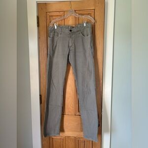 Faherty Men’s Stretch Terry 5-Pocket Pant Gray Size 32